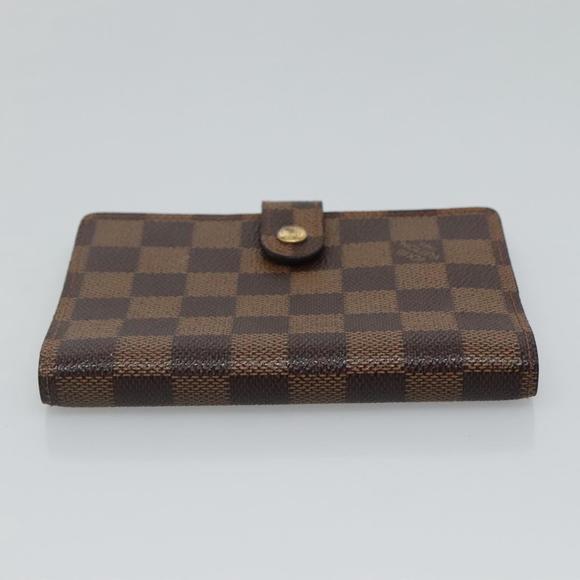 LOUIS VUITTON Damier Ebene Agenda PM Day Planner Cover R20700 LV Auth ac3544 - Picture 4 of 16